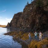 Der Cliffs of Fundy UNESCO Geopark in Nova Scotia