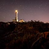 Cape Forchu Lighthouse in Nova Scotia