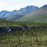 Berglandschaft des Ivvavik National Parks